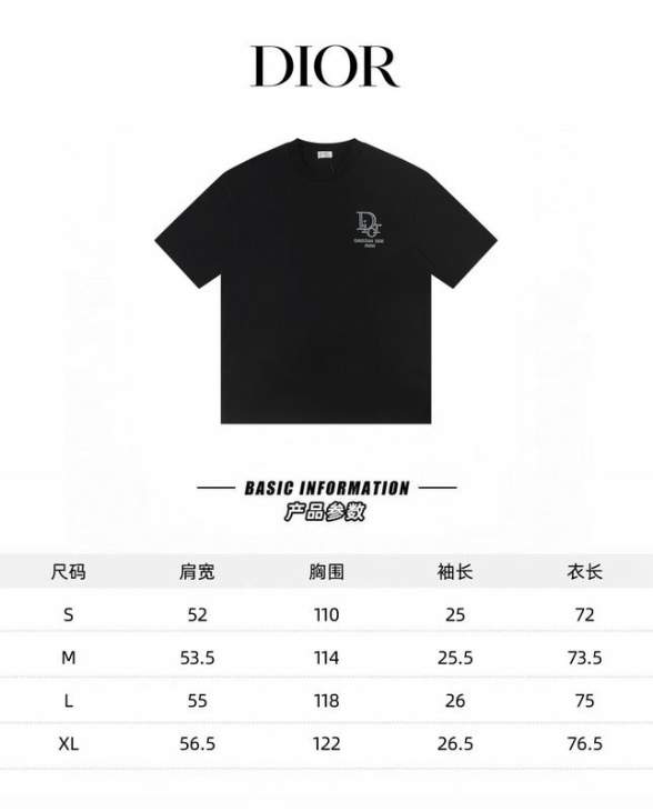 Dior T Shirts Short _SKUDiorS-XLautxW263915786